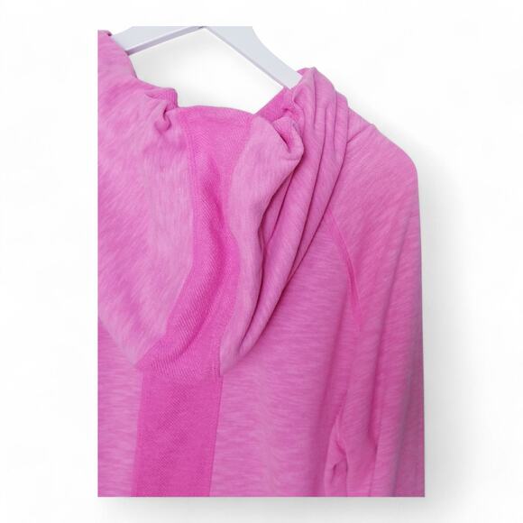 Under Armour Pink Semi-Fitted Crop Hoodie Style #1243125 - Picture 4 of 9